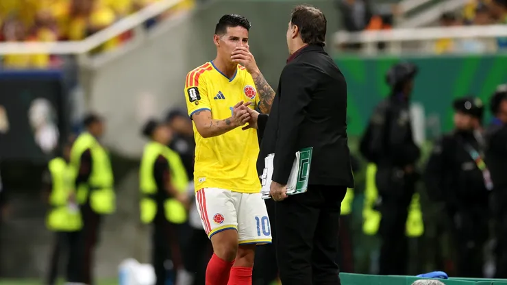 Néstor Lorenzo explicó el cambio de James Rodríguez.