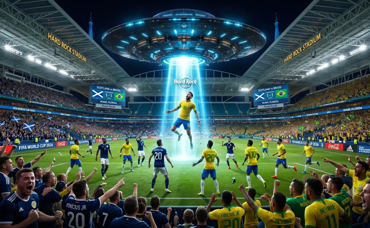Aterradora predicción en el Mundial 2026: revelan abducción extraterrestre en Brasil vs. Escocia