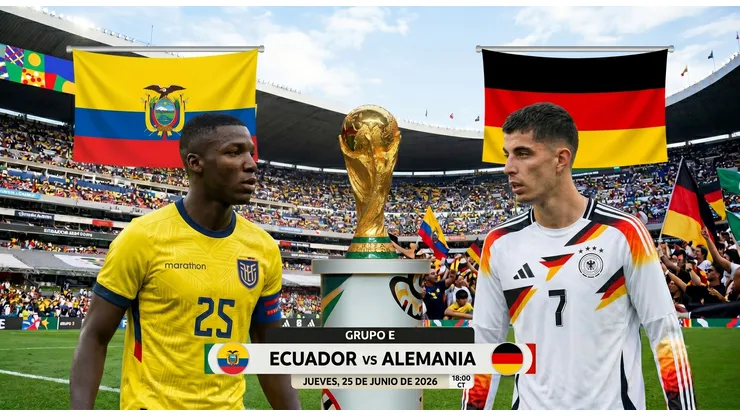 La IA da su ganador del partido entre Ecuador y Alemania. Imagen generada por IA de Gemini