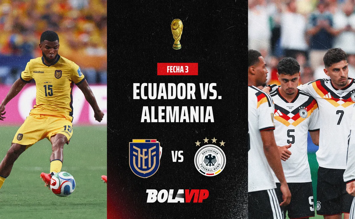 Ecuador 1-1 Alemania EN VIVO Y GRATIS por la fecha 3 del Mundial 2026: Gol Nilson Angulo