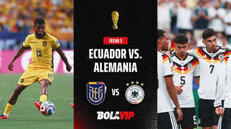 Ecuador vs. Alemania EN VIVO Y GRATIS por la fecha 3 del Mundial 2026