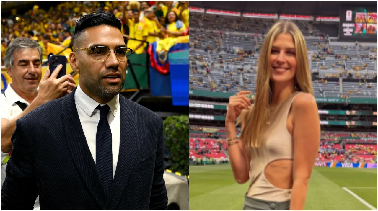 Radamel Falcao y Andrea Guerrero. (Foto: Getty Images e Instagram / @andreaguerreroquintero)