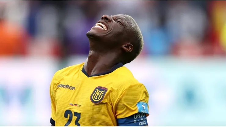 Moisés Caicedo en Ecuador vs. Alemania.