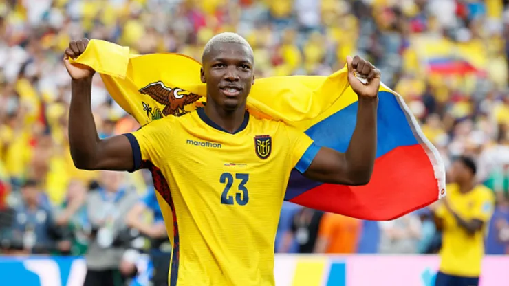 Moisés Caicedo, volante de Ecuador.