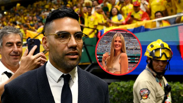 Radamel Falcao y Andrea Guerrero en el Mundial 2026.
