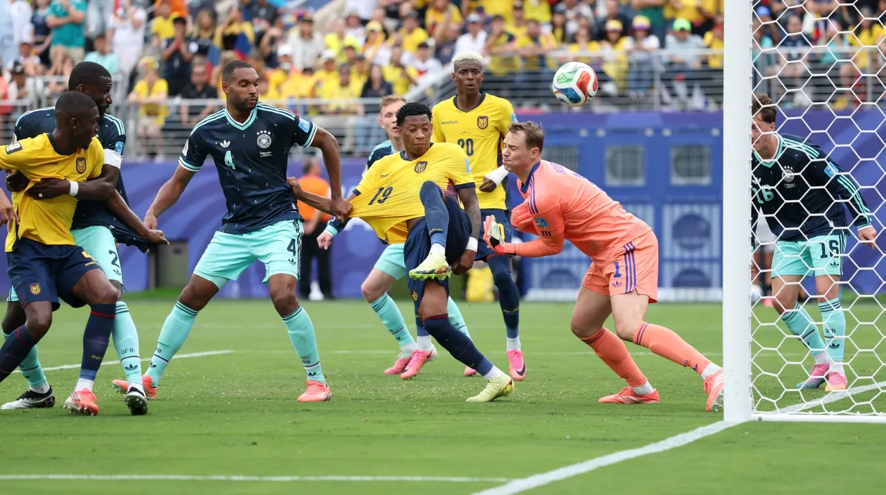 El gol de Plata en Ecuador vs. Alemania