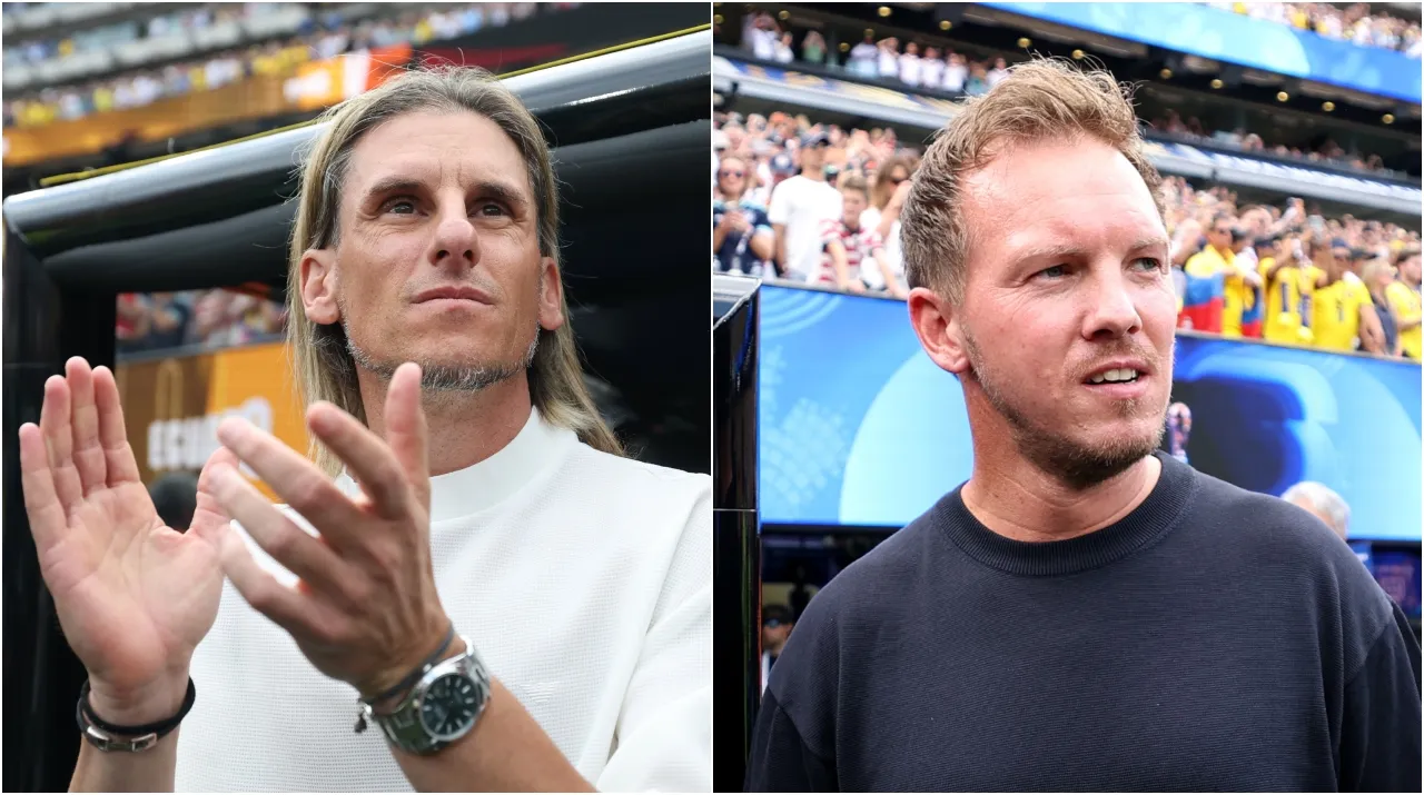 Sebastián Beccacece y Julian Nagelsmann. (Foto: Getty Images)
