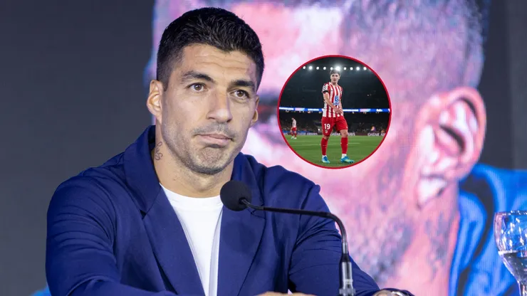 Luis Suárez bendijo al llegada de Julián Alvarez al Barcelona.