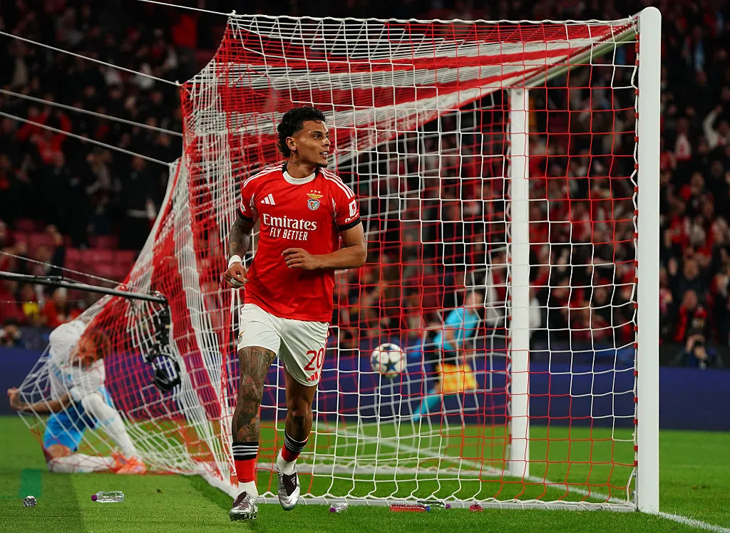 Richard Ríos podría dejar Benfica si un club interesado acelera por su pase (Getty Images).