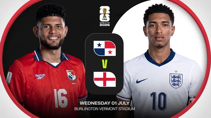 Panamá vs. Inglaterra por el Mundial 2026.