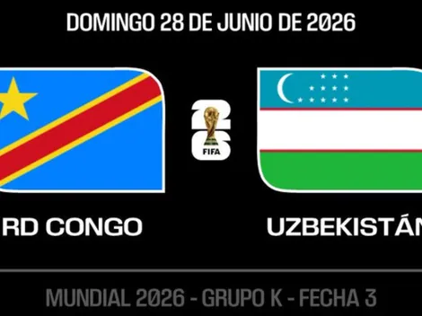 Dónde ver EN VIVO RD Congo vs. Uzbekistán por el Mundial 2026: TV y streaming
