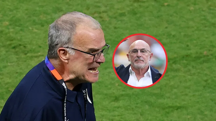 Marcelo Bielsa y Luis de la Fuente en el Mundial 2026.