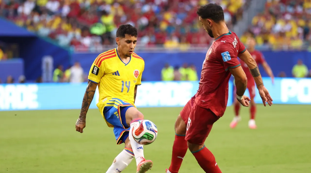 Gustavo Puerta y Bruno Fernandes. (Foto: Getty Images)