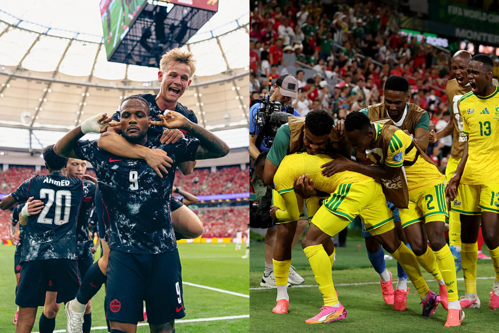 Canadá y Sudáfrica cara a cara en Los Ángeles por los 16avos de final del Mundial 2026 (Getty Images).