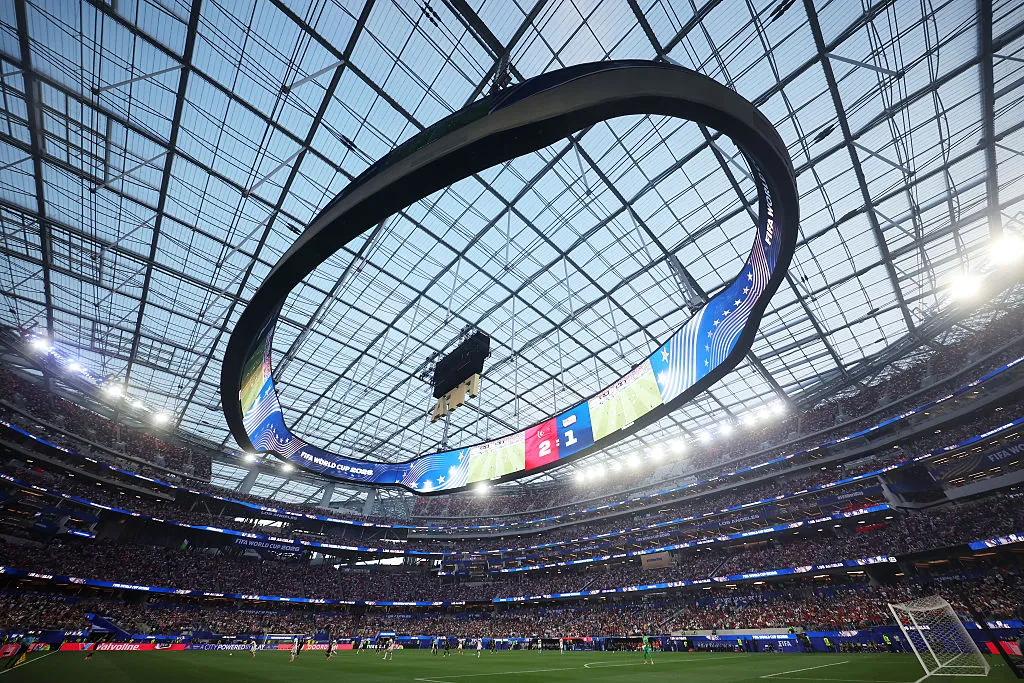 El SoFi Stadium será sede del duelo entre Sudáfrica y Canadá (Photo by Alex Grimm/Getty Images).