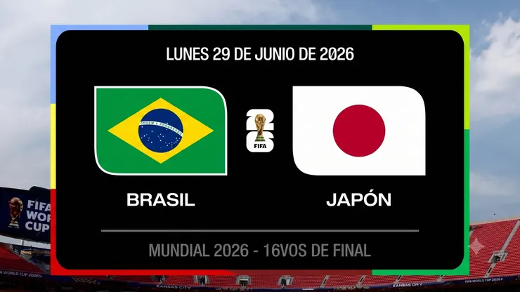 Brasil vs. Japón por el Mundial 2026.