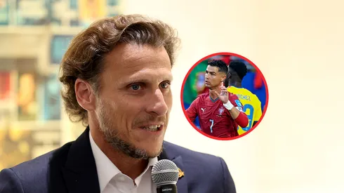 Diego Forlán expuso a Cristiano Ronaldo por el nivel de Colombia