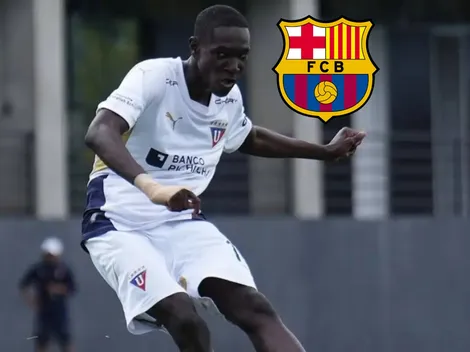 Barcelona descartó a otro ecuatoriano antes de fichar a Josué Caicedo