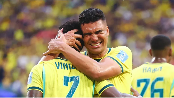 Vinicius Jr. y Casemiro en el Mundial.