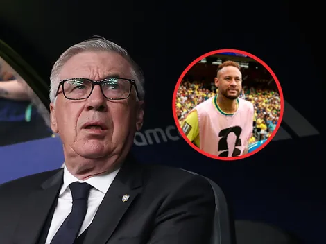 Ancelotti señaló a los culpables de que Neymar no entrara vs. Japón