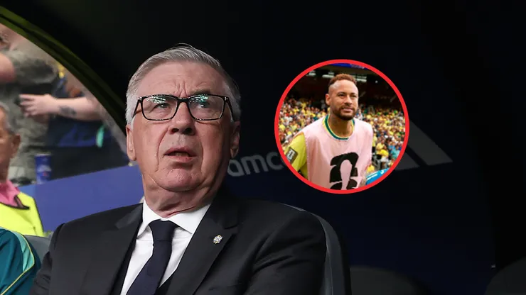Carlo Ancelotti y Neymar en el Mundial 2026.