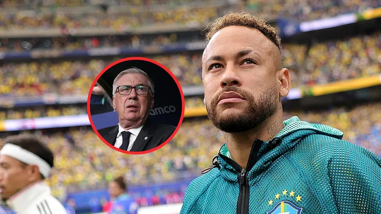 Carlo Ancelotti y Neymar con Brasil en el Mundial 2026.