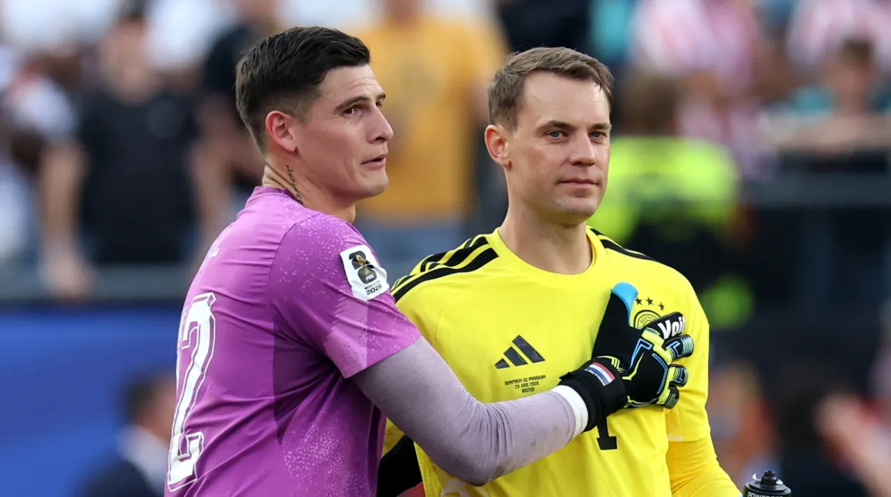 Orlando Gill y Manuel Neuer en el Mundial 2026. (Foto: Getty Images)