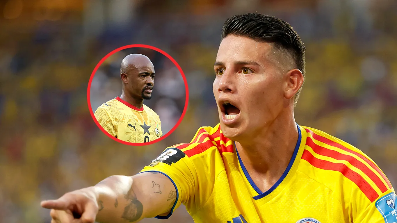 Jordan Ayew y James Rodríguez en el Mundial 2026