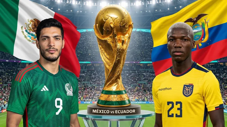 El minuto a minuto de México contra Ecuador en el Mundial 2026. Imagen generada por IA