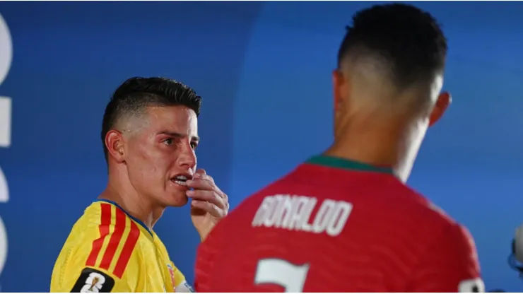 James Rodríguez y Cristiano Ronaldo en el Mundial 2026.