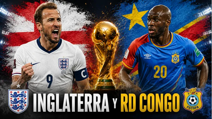 La IA entregó su pronóstico para el cruce entre Inglaterra y RD Congo.