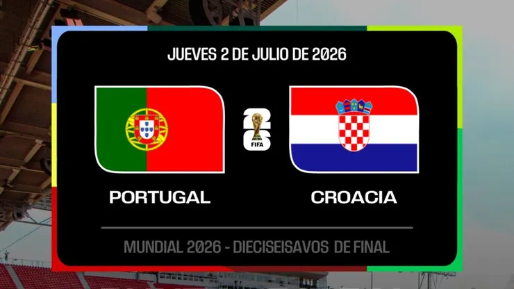 Portugal vs. Croacia por el Mundial 2026.