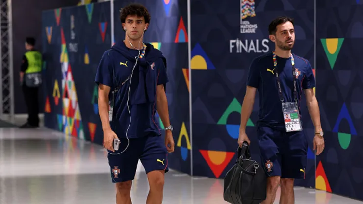 Joao Félix y Bernardo Silva.