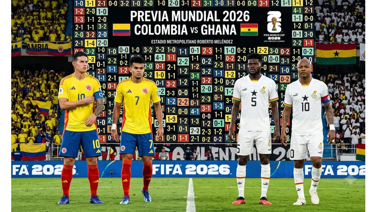 Predicción Mundial 2026: Resultado exacto de Colombia vs. Ghana según la IA