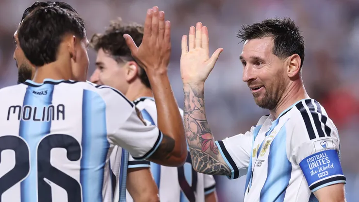 Messi, una vez más, guió a Argentina a dar un nuevo paso.