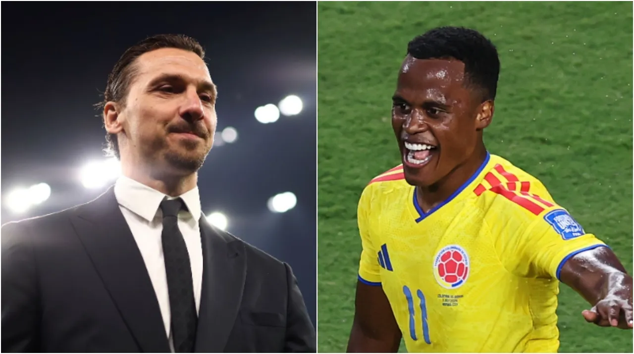 Zlatan Ibrahimovic y Jhon Arias. (Foto: Getty Images)
