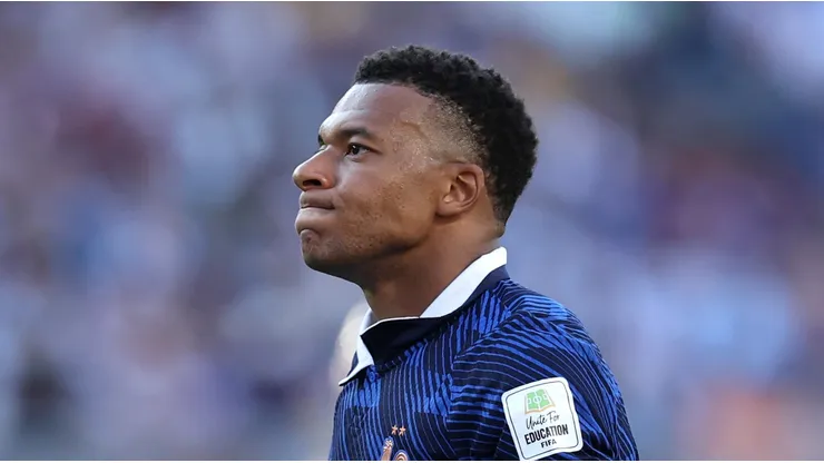 Kylian Mbappé anotó ante Paraguay en el Mundial.
