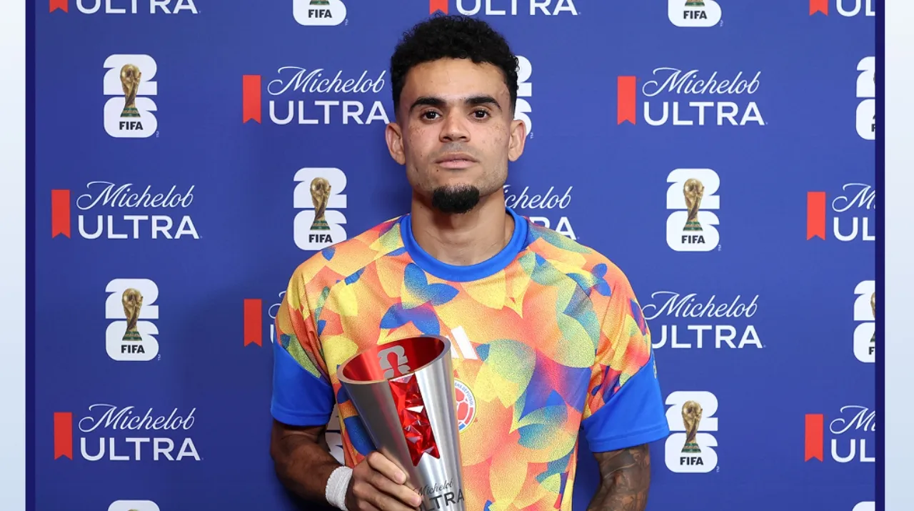 Díaz fue elegido la figura de Colombia vs. Ghana. (Foto: x / @FIFAWorldCup)