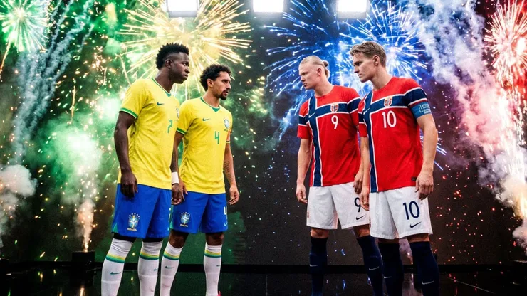 Brasil vs. Noruega por el Mundial 2026.