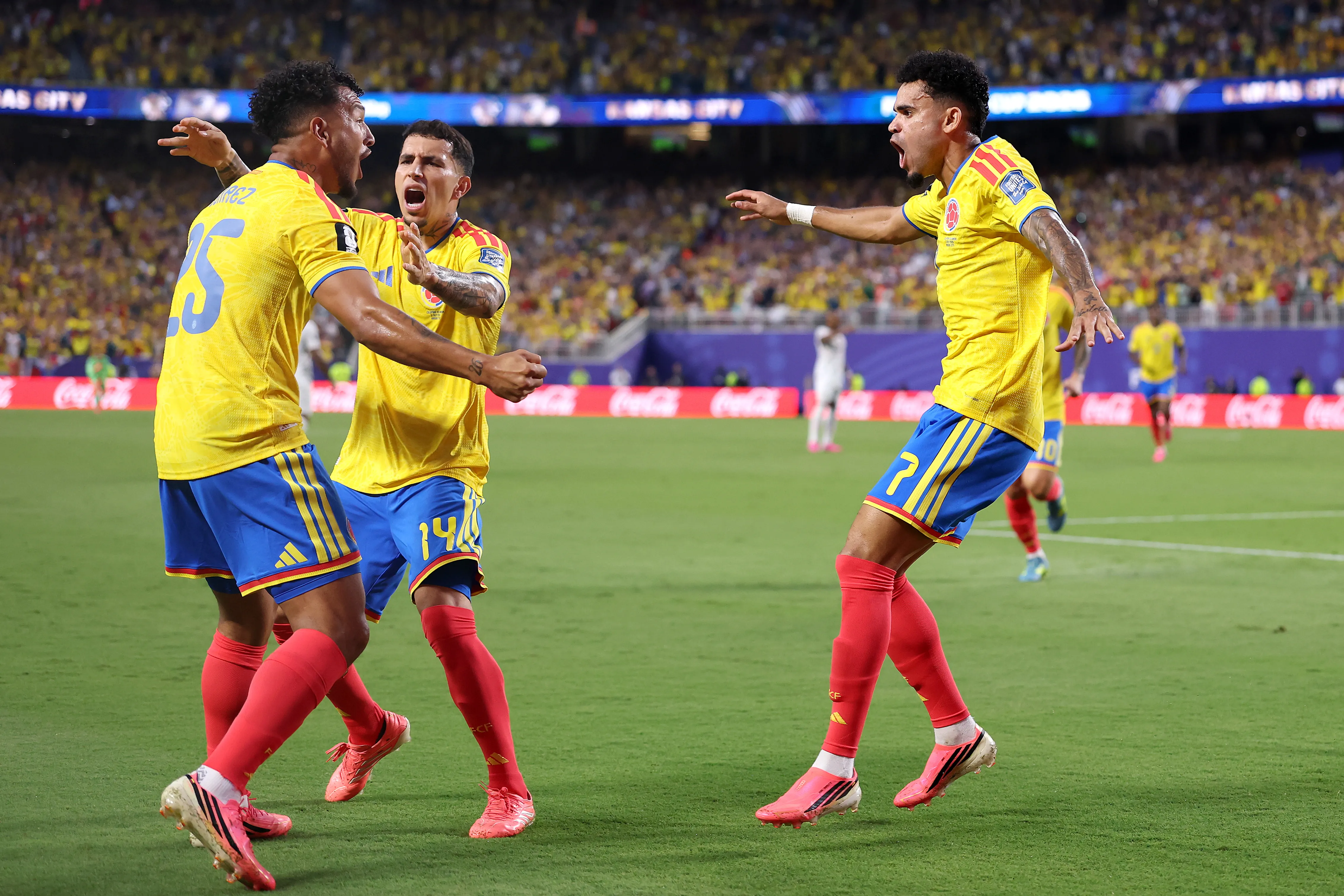 Colombia venció 1-0 a Ghana. Foto: Getty.