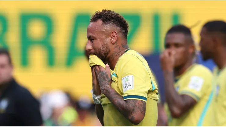 Neymar tras la derrota de Brasil con Noruega.