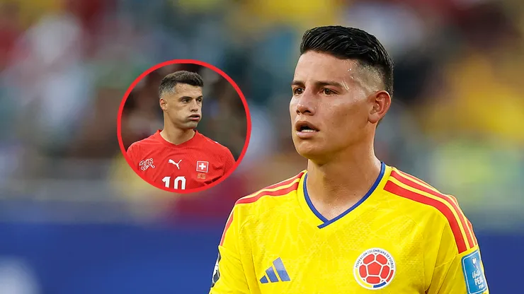 Granit Xhaka y James Rodríguez se enfrentan en el Mundial 2026.