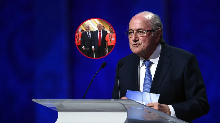 Blatter atacó a Infantino y Trump.