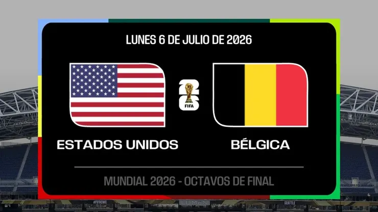 Estados Unidos vs. Bélgica por el Mundial 2026.