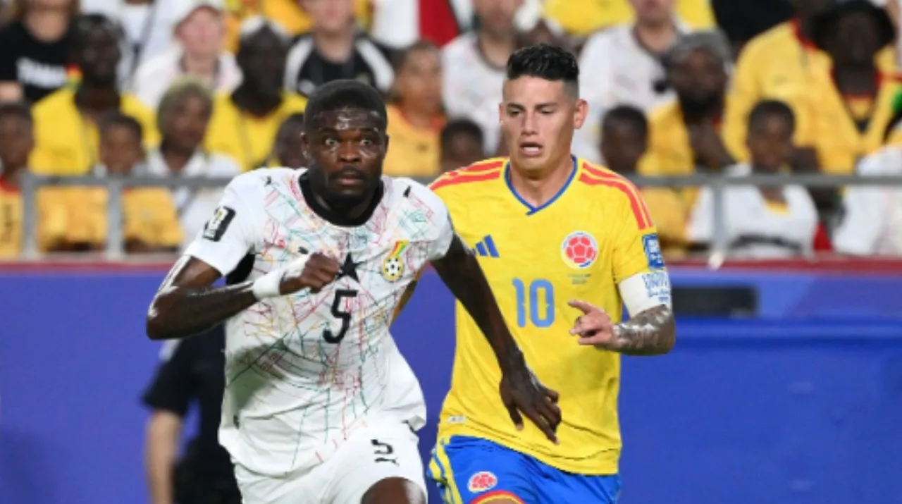Thomas Partey y James Rodríguez. (Foto: Getty Images)