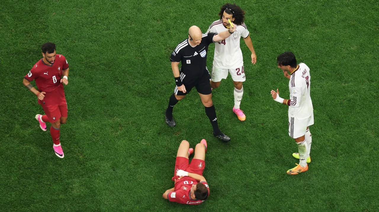 Ferran Torres fue amonestado en España vs. Portugal. (Foto: Getty Images)