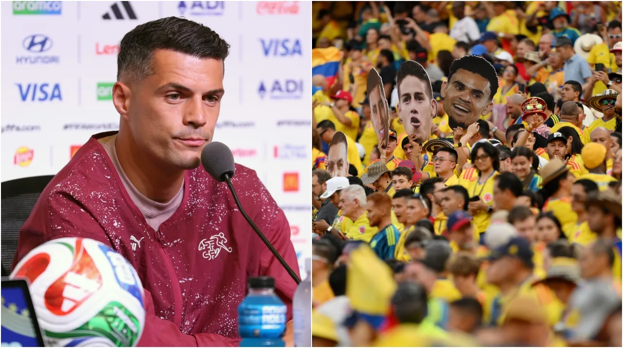 Xhaka habló de los hinchas colombianos. (Foto: Getty Images)