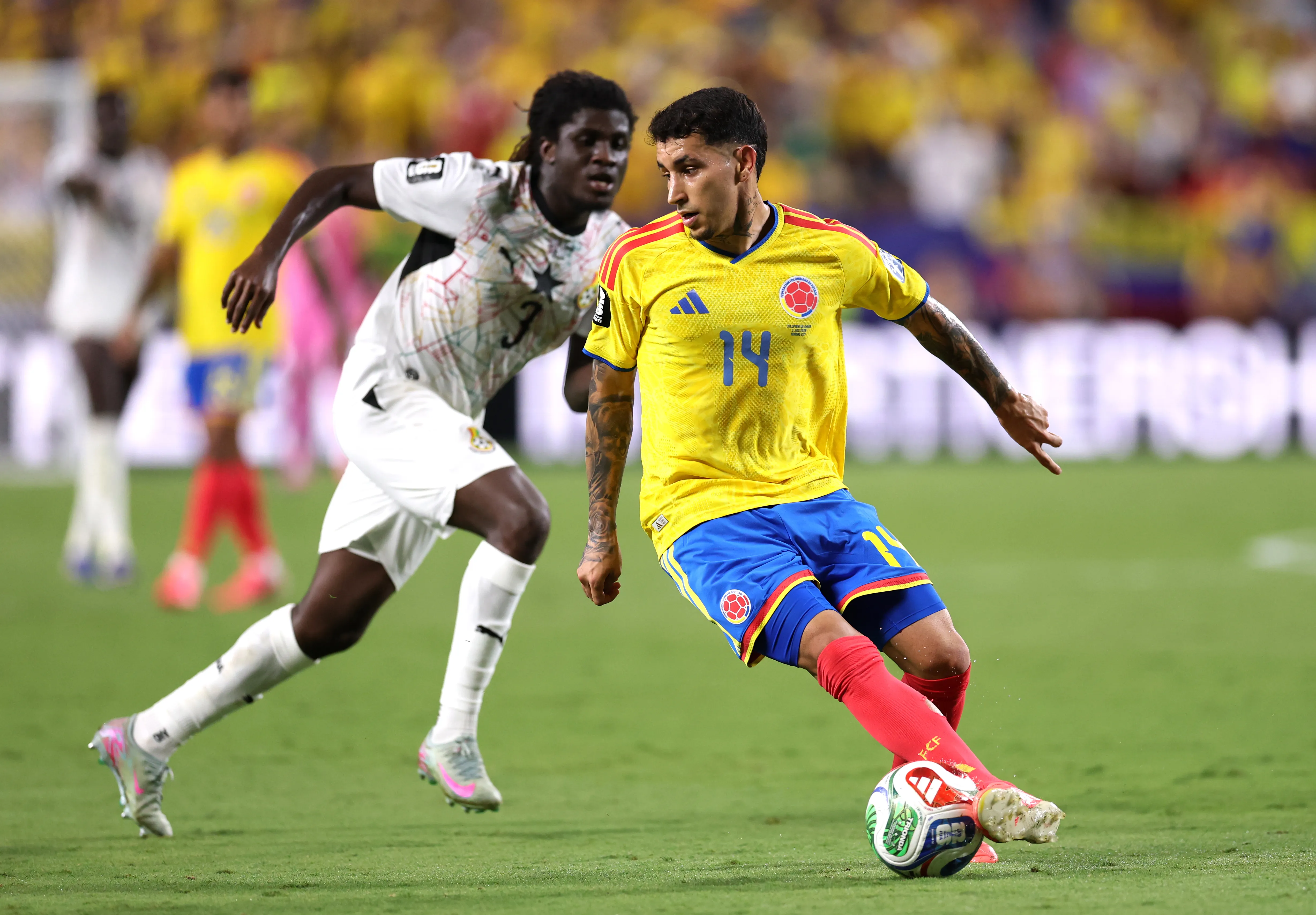 Colombia avanzó a 8vos eliminando a Ghana. Foto: Getty