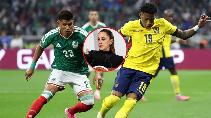 La Presidenta de México se refirió a las posibles amenazas a jugadores de Ecuador