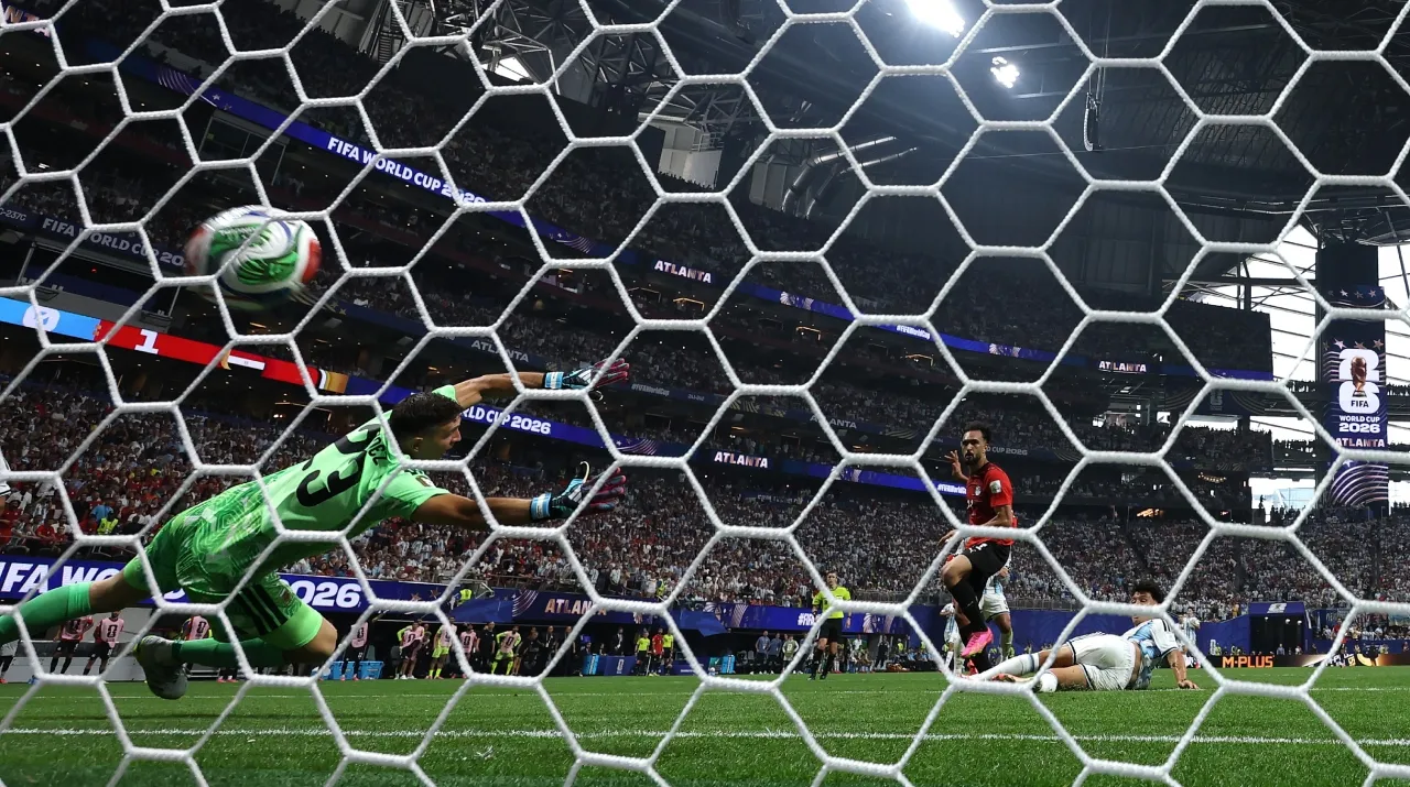 El gol de Mostafa Ziko a Argentina. (Foto: Getty Images)
